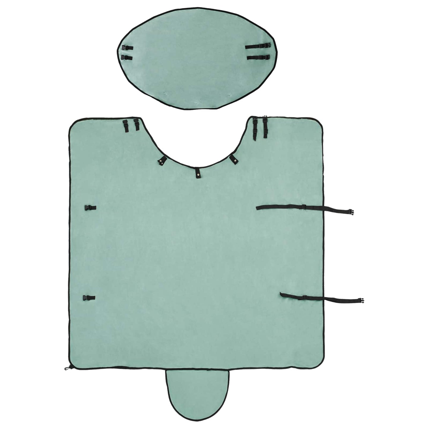 Coperta per Cavalli Verde speciale 75 cm Poliestere