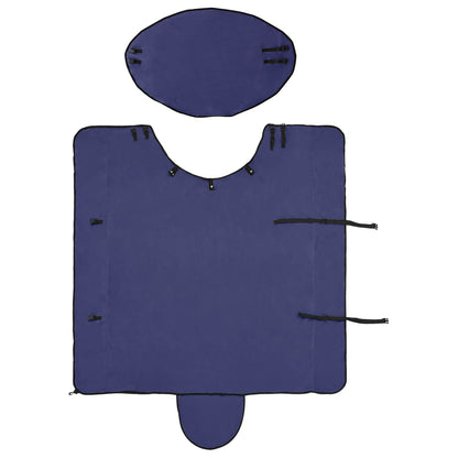 Coperta per Cavalli Blu navy 165 cm Poliestere