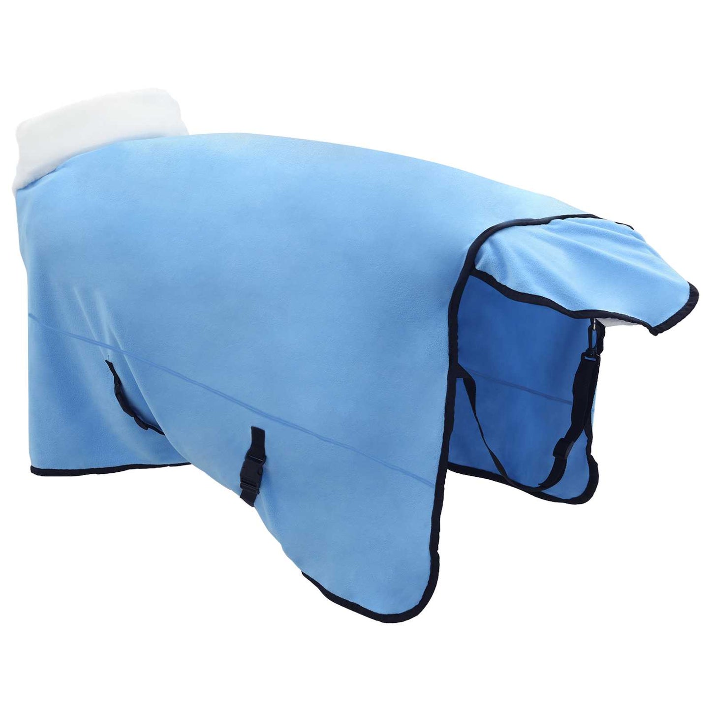 Coperta per Cavalli Aqua Completo 155 cm Felpa in pile