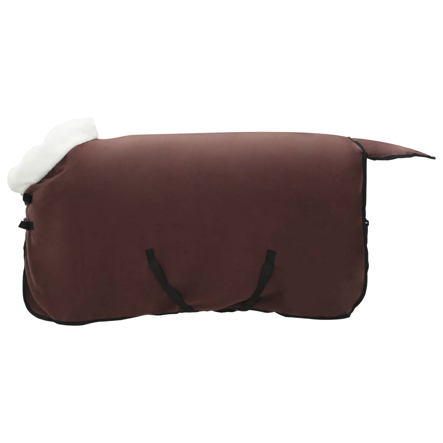 Coperta per Cavalli Marrone Scuro Completo 75 cm Felpa in pile | homemem39