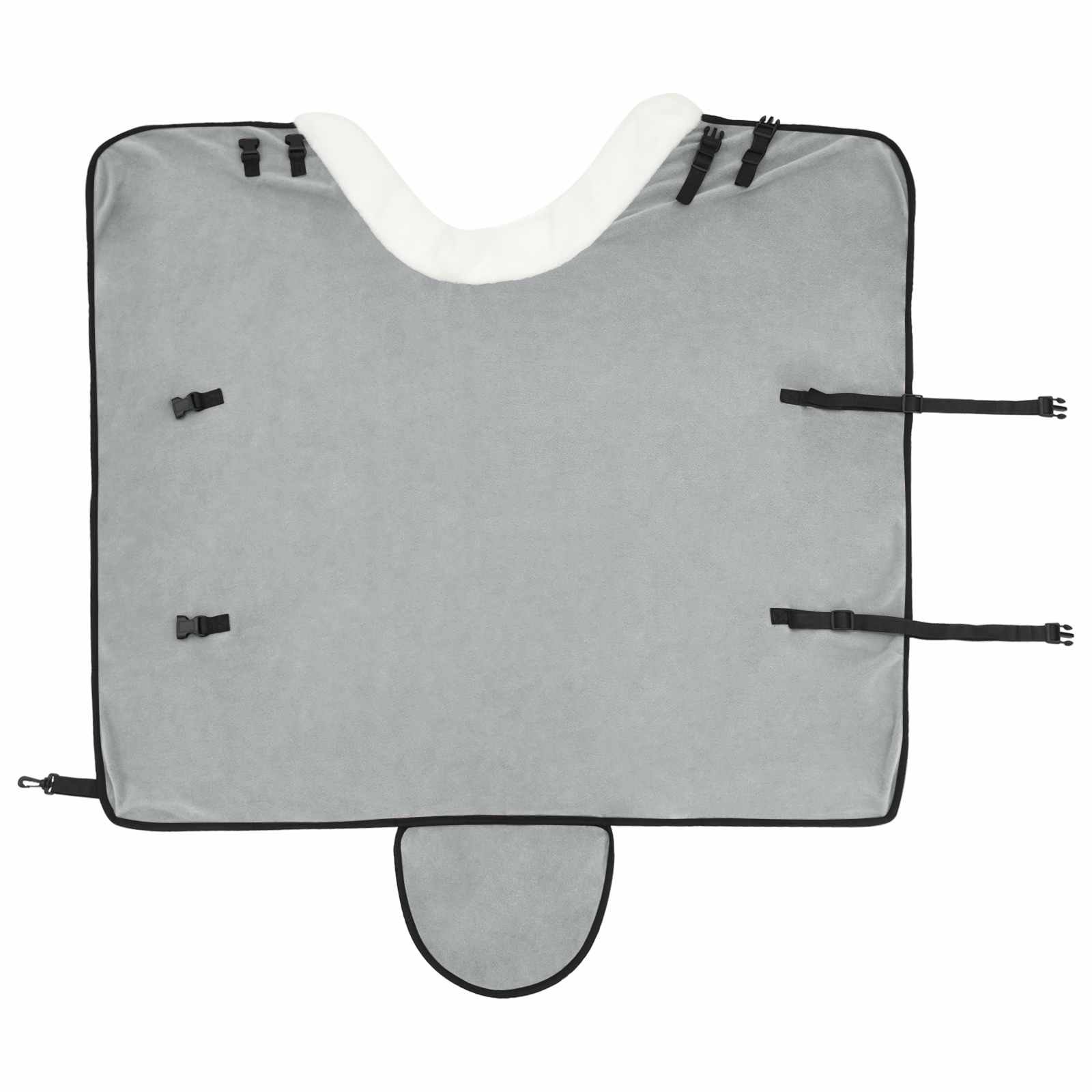 Coperta per Cavalli Grigio Chiaro Completo 75 cm Felpa in pile | homemem39