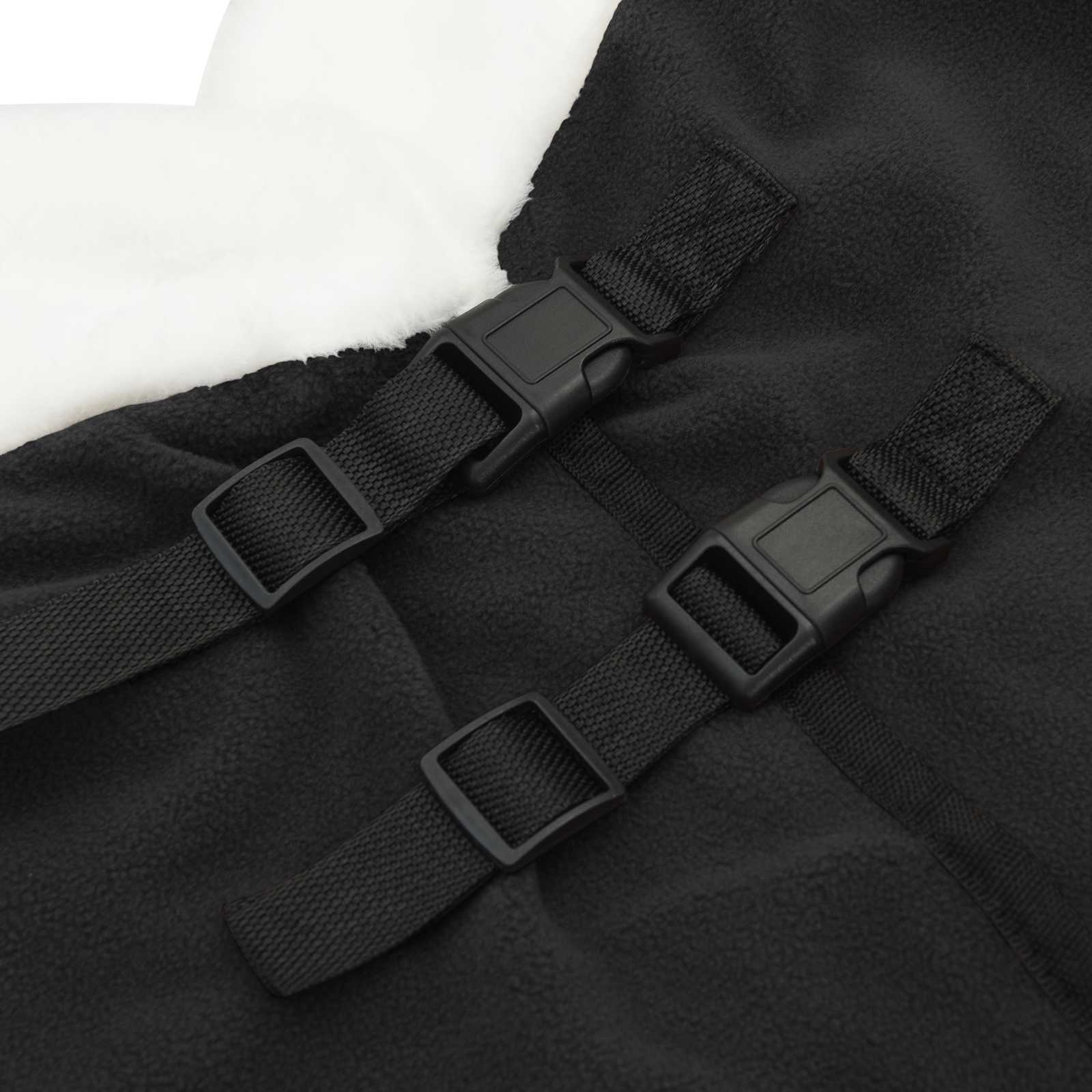 Coperta per Cavalli Nero 105 cm Felpa in pile | homemem39