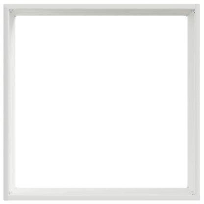 Bordura per Prato Bianco 40 x 40 x 13 cm Acciaio