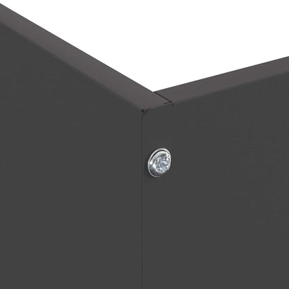 Bordura per Prato Nero 50 x 50 x 13 cm Acciaio