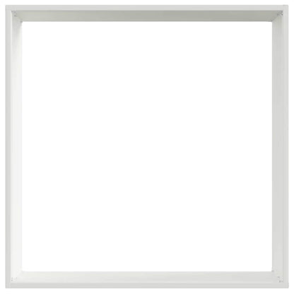 Bordura per Prato 6 pcs Bianco 50 x 50 x 13 cm Acciaio