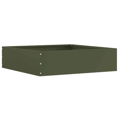 Bordura per Prato Oliver verde 50 x 50 x 13 cm Acciaio