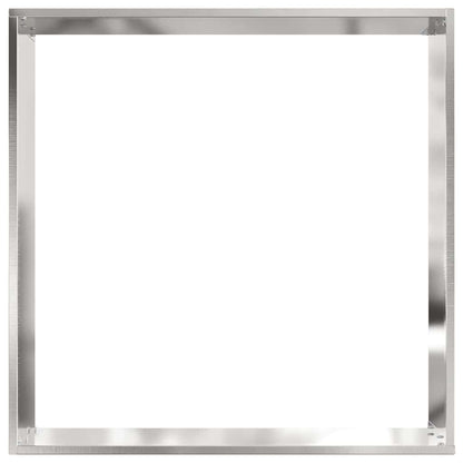 Bordura per Prato 6 pcs Argento 50 x 50 x 13 cm