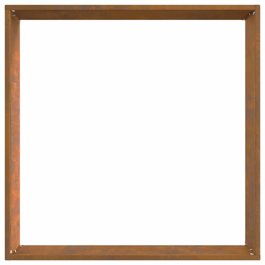 Bordura per Prato 6 pcs Ruggine 50 x 50 x 13 cm