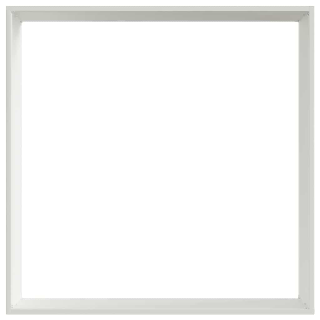 Bordura per Prato Bianco 60 x 60 x 13 cm Acciaio