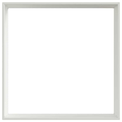 Bordura per Prato Bianco 60 x 60 x 13 cm Acciaio