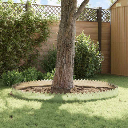 Bordure per prato 30 pcs Argento 103 x 0,05 x 22 cm