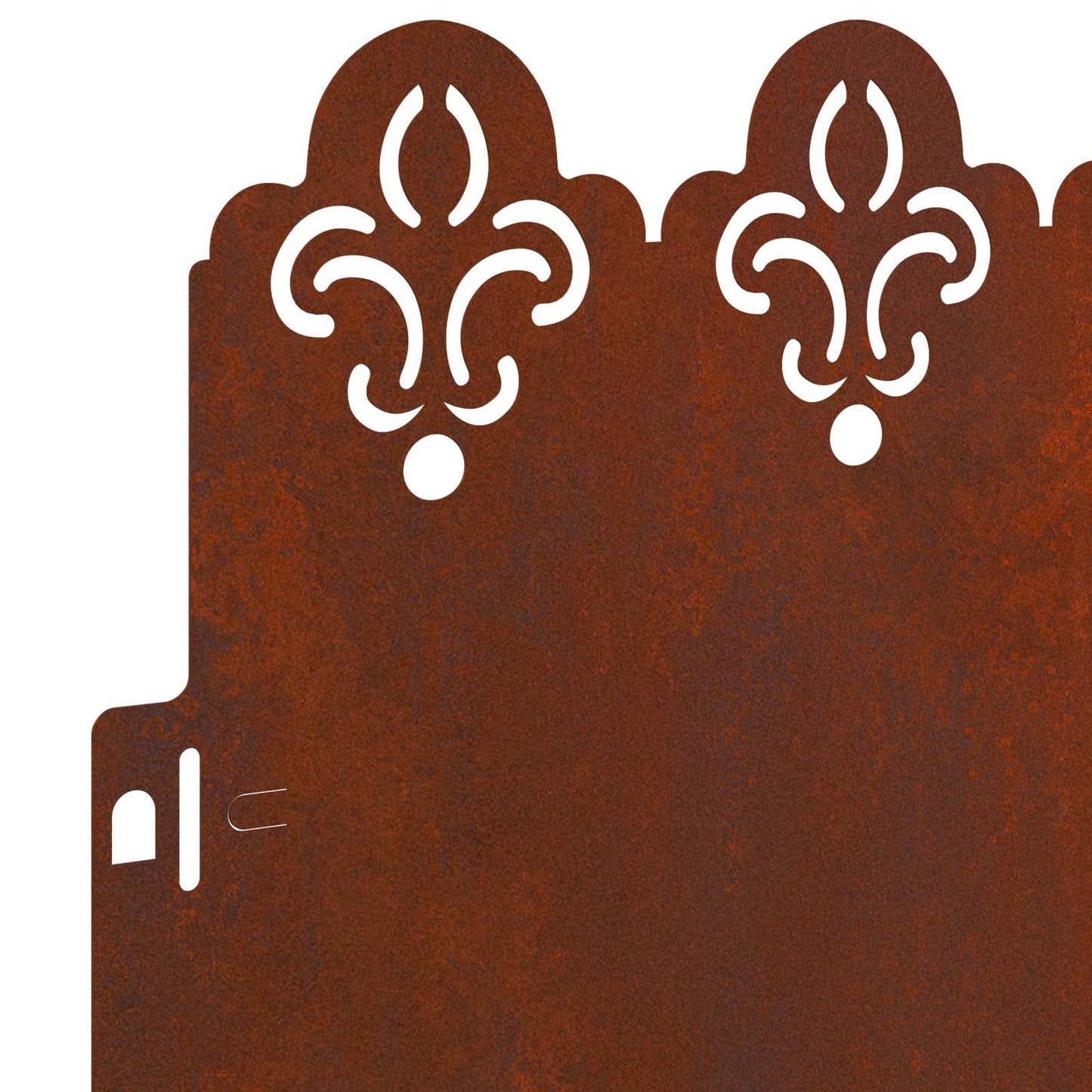 Bordure per prato 10 pcs Ruggine 103 x 0,05 x 22 cm | homemem39