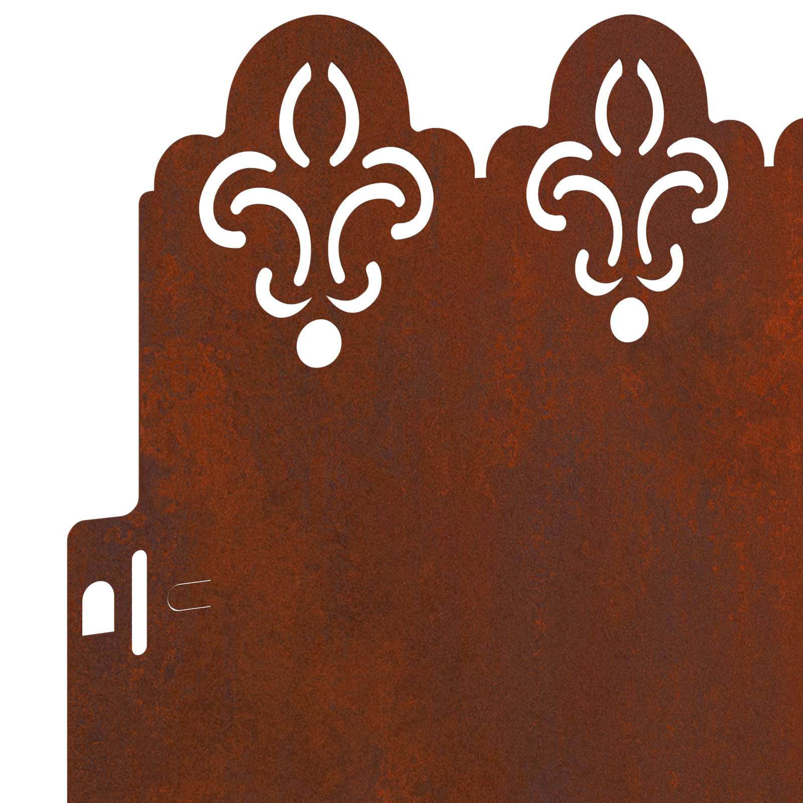 Bordure per prato 10 pcs Ruggine 103 x 0,05 x 22 cm | homemem39