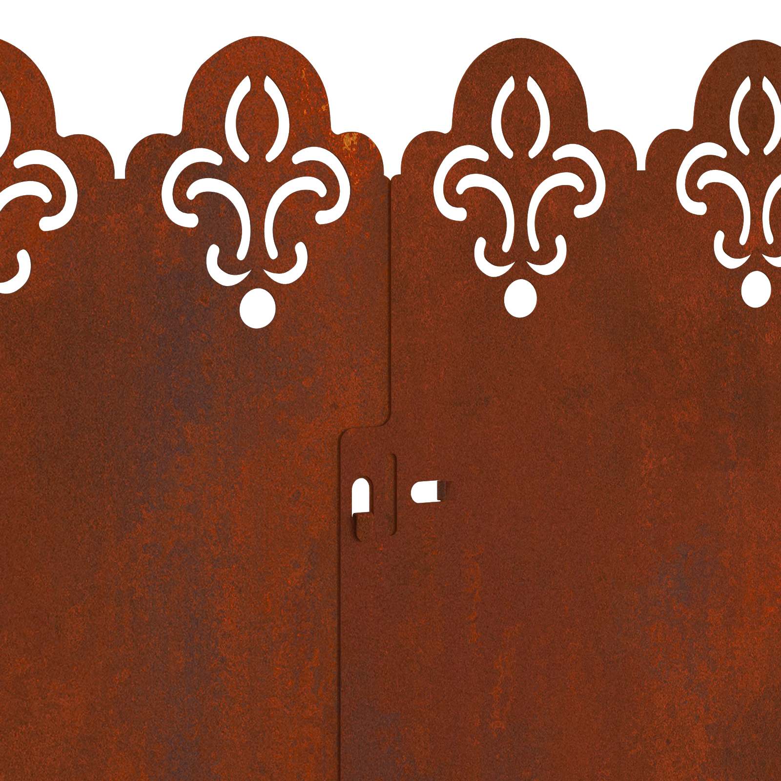 Bordure per prato 30 pcs Ruggine 103 x 0,05 x 22 cm | homemem39