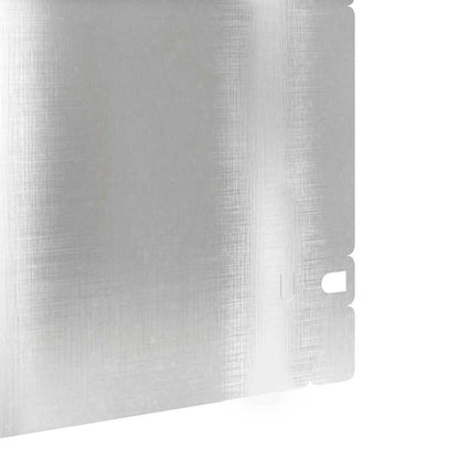Bordure per prato 10 pcs 103 x 0,05 x 22 cm Argento