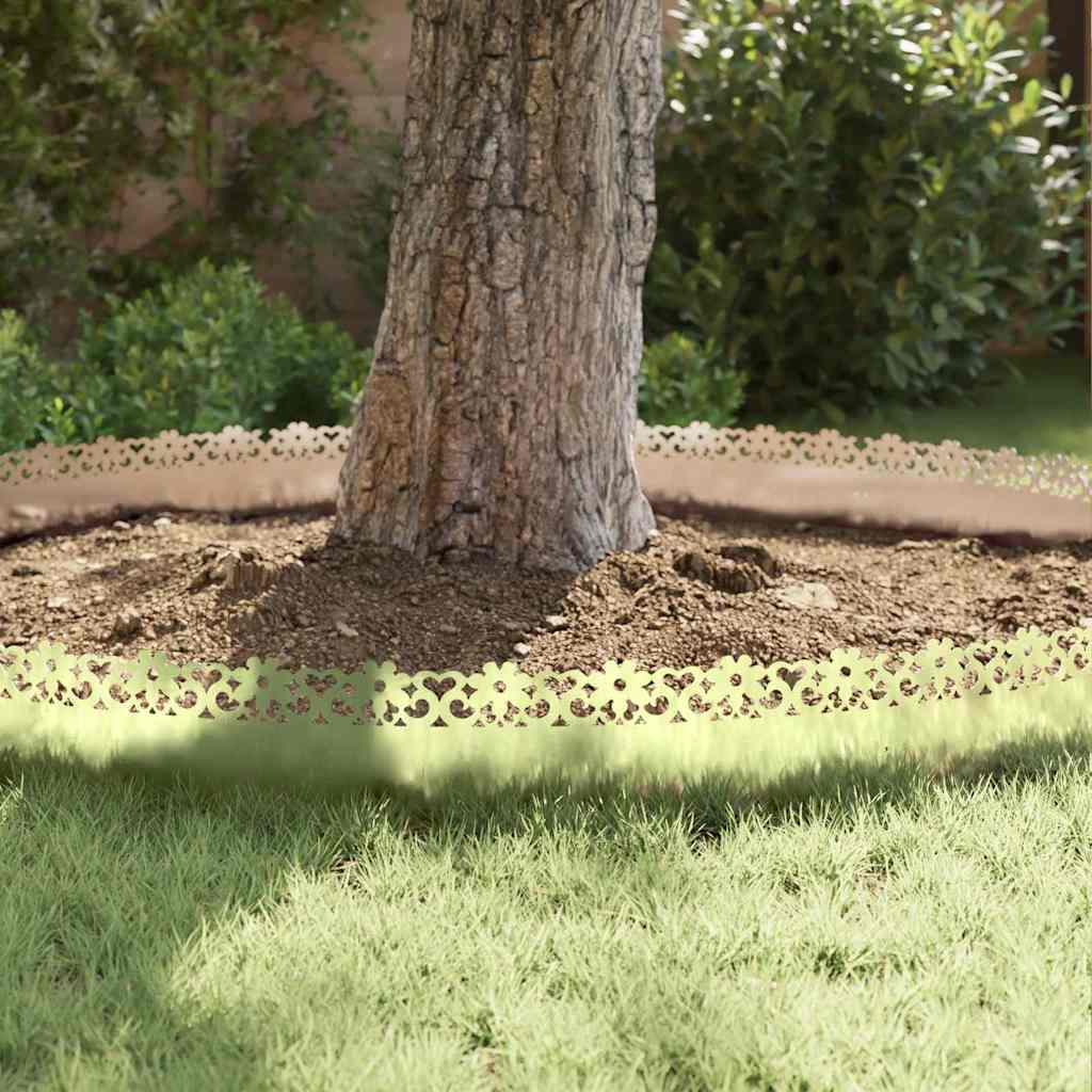 Bordure per prato 30 pcs Argento 103 x 0,05 x 22 cm