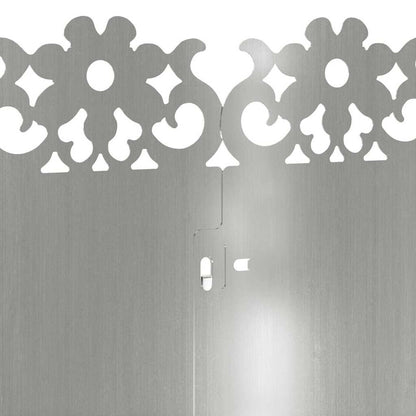 Bordure per prato 20 pcs Argento 103 x 0,05 x 22 cm