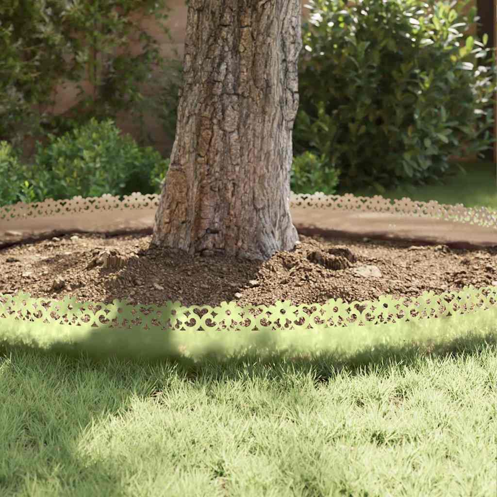 Bordure per prato 20 pcs Argento 103 x 0,05 x 22 cm