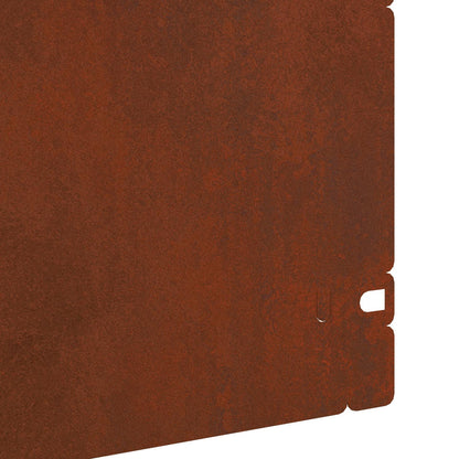 Bordure per prato 20 pcs Ruggine 103 x 0,05 x 22 cm | homemem39