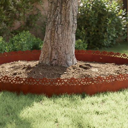 Bordure per prato 20 pcs Ruggine 103 x 0,05 x 22 cm | homemem39