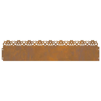 Bordure per prato 30 pcs Ruggine 103 x 0,05 x 22 cm