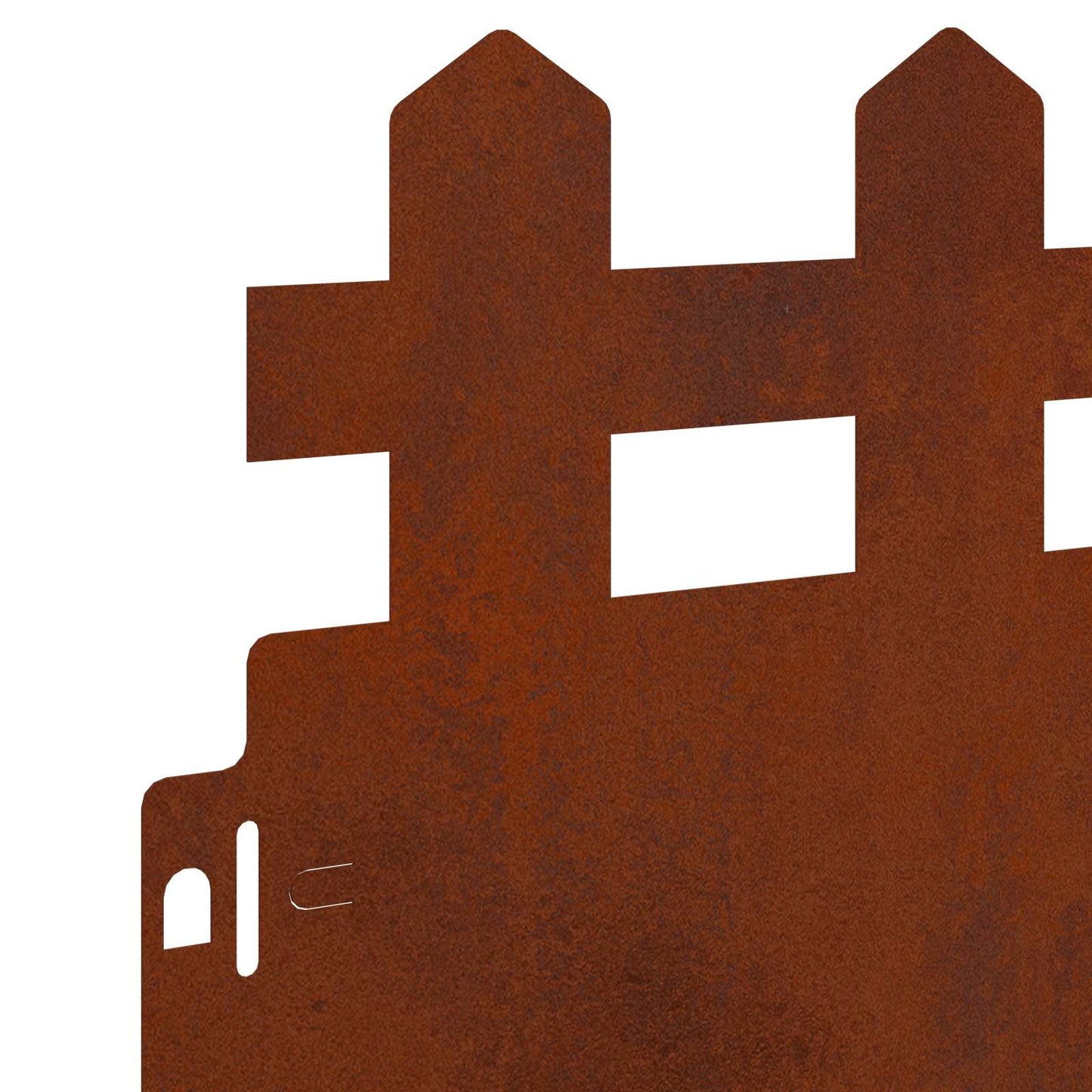 Bordure per prato 10 pcs Ruggine 103 x 0,05 x 22 cm | homemem39