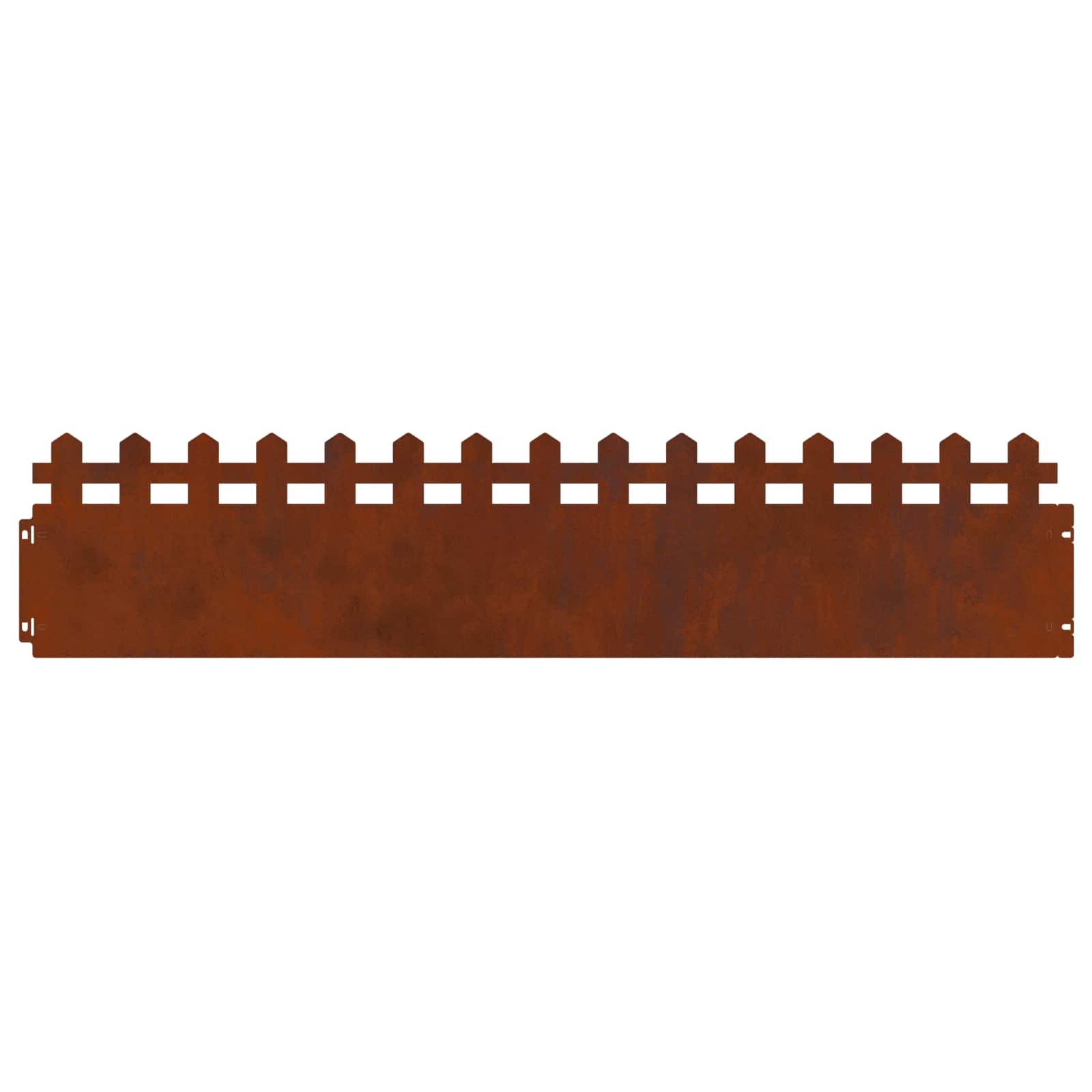 Bordure per prato 10 pcs Ruggine 103 x 0,05 x 22 cm | homemem39