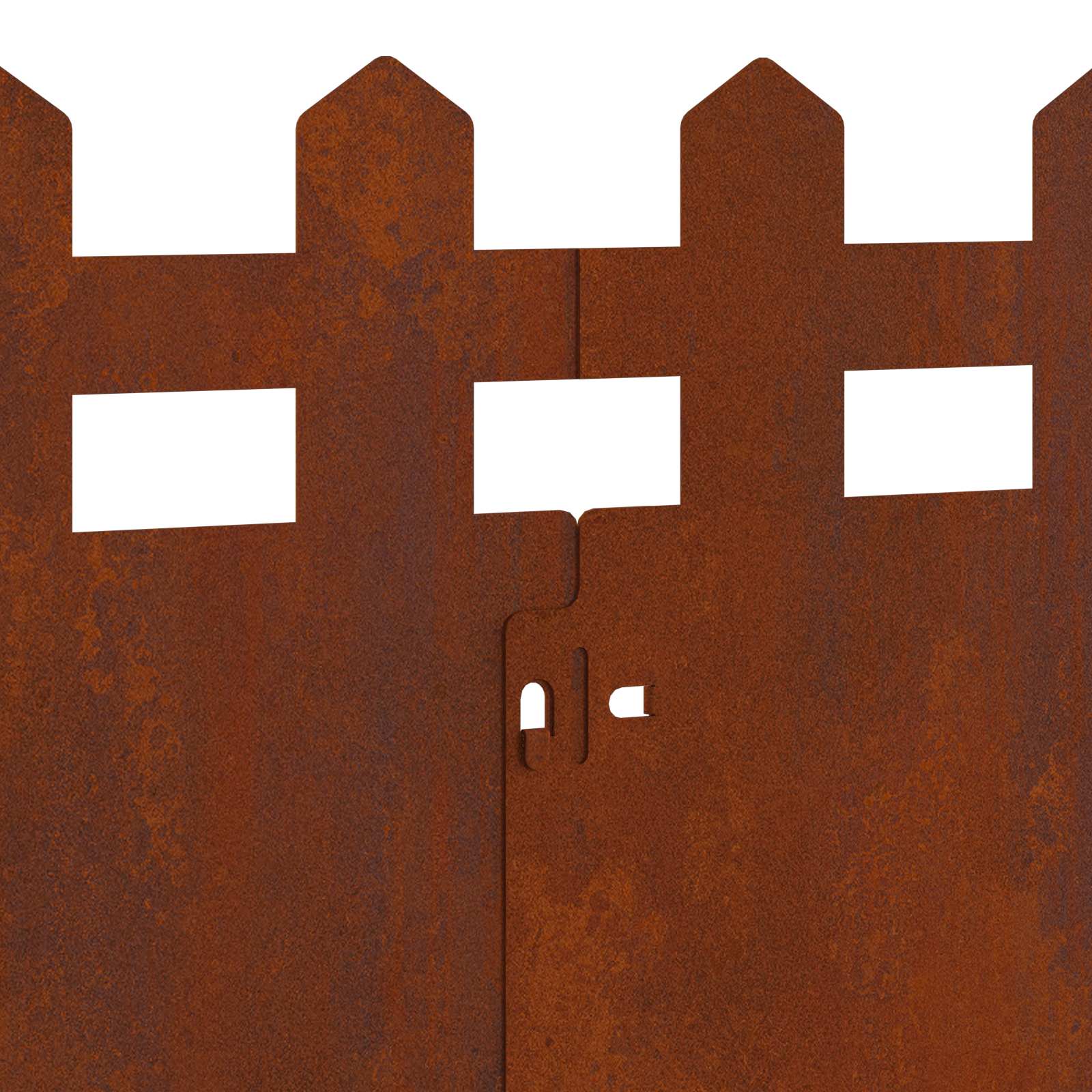Bordure per prato 20 pcs Ruggine 103 x 0,05 x 22 cm | homemem39