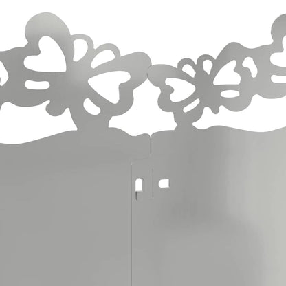 Bordure per prato 10 pcs Argento 103 x 0,05 x 22 cm