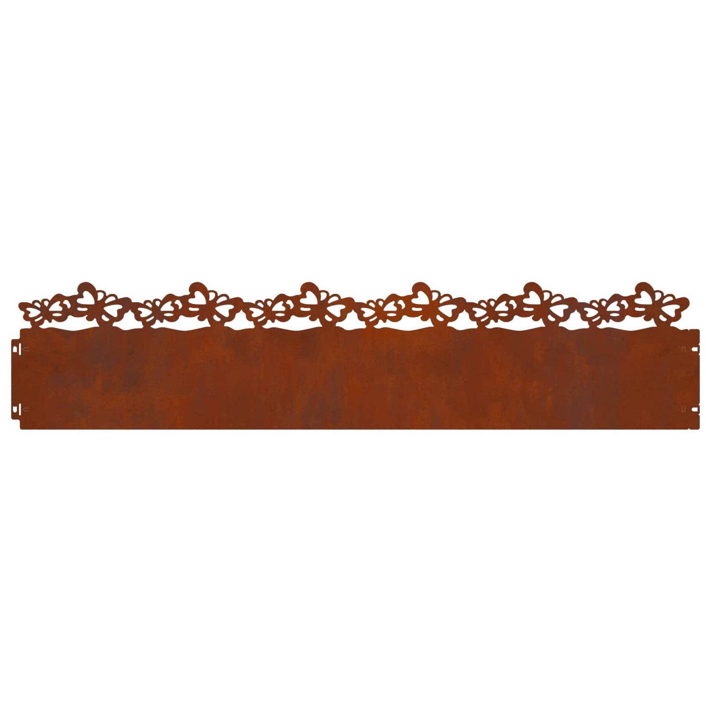 Bordure per prato 20 pcs Ruggine 103 x 0,05 x 22 cm | homemem39