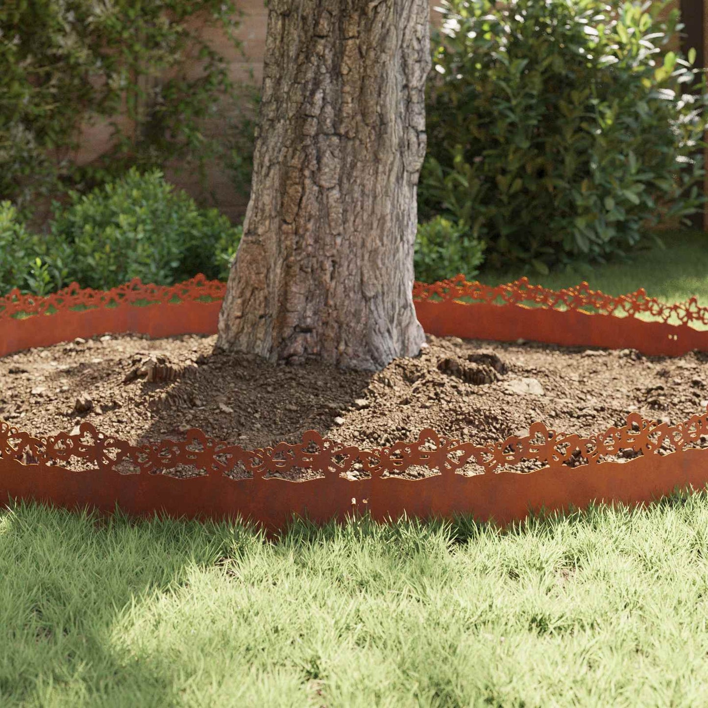 Bordure per prato 30 pcs Ruggine 103 x 0,05 x 22 cm | homemem39