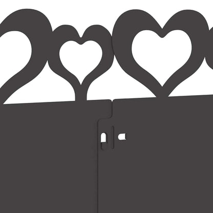 Bordure per prato 20 pcs Nero 103 x 0,05 x 22 cm Acciaio