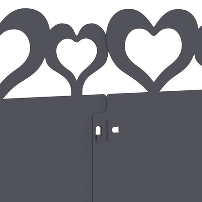 Bordure per prato 20 pcs Antracite 103 x 0,05 x 22 cm Acciaio