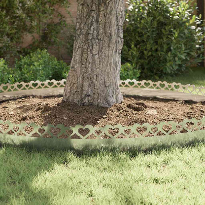 Bordure per prato 20 pcs Argento 103 x 0,05 x 22 cm