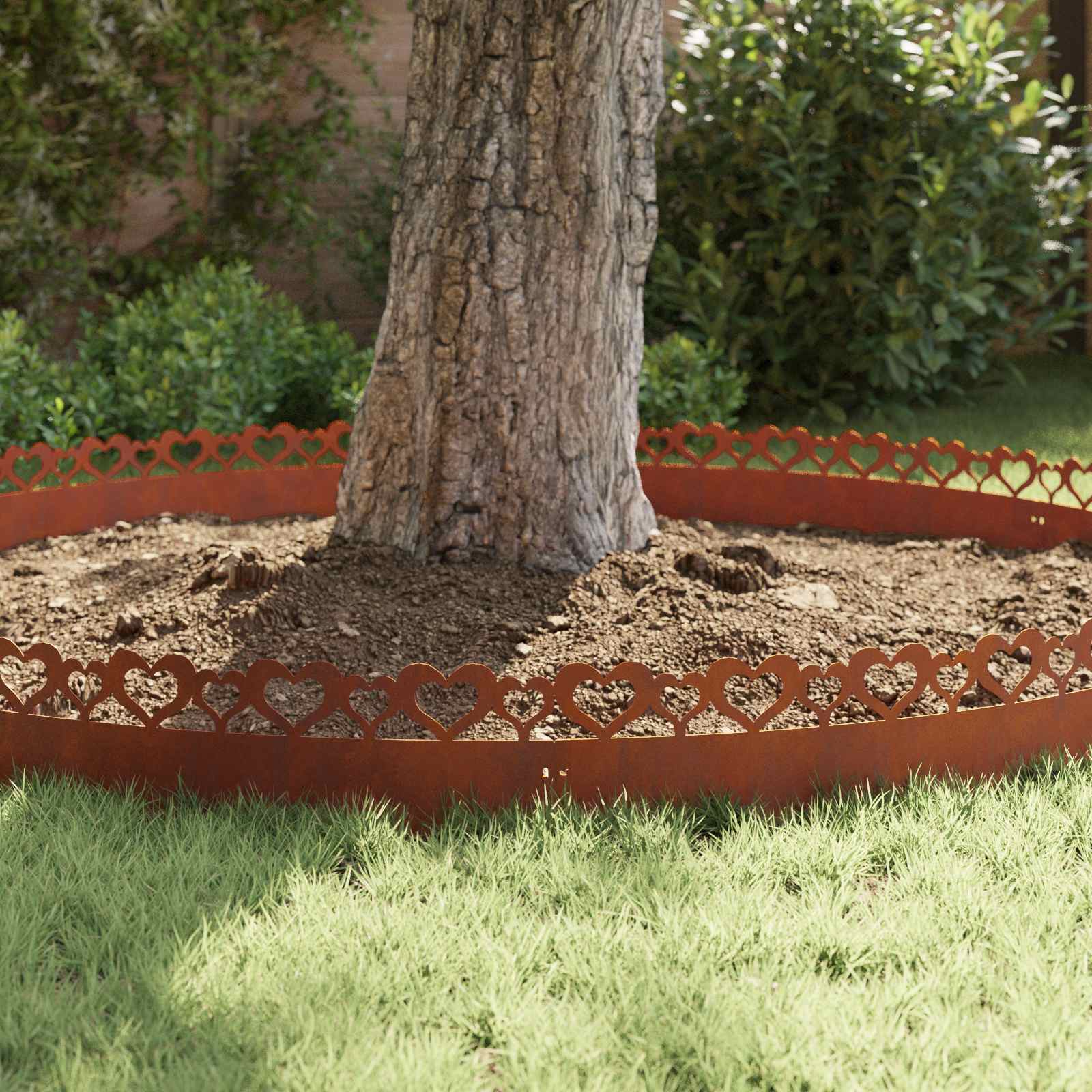Bordure per prato 30 pcs Ruggine 103 x 0,05 x 22 cm | homemem39