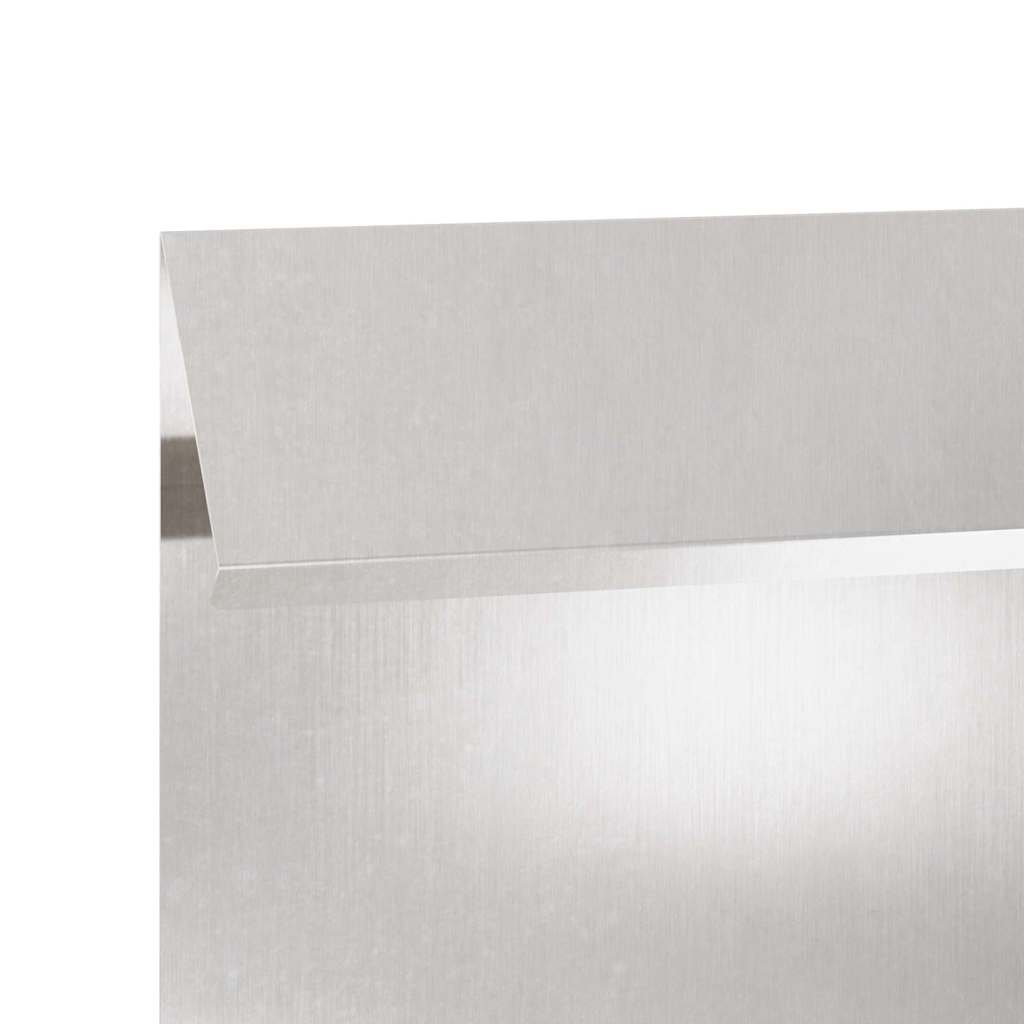 Recinto per lumache 4 pcs Argento 50 x 3,5 x 25 cm