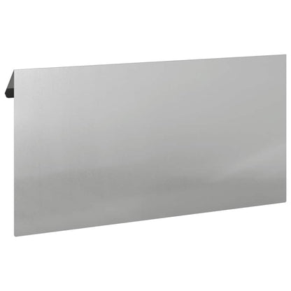 Recinto per lumache Argento 50 x 3,5 x 25 cm Acciaio zincato