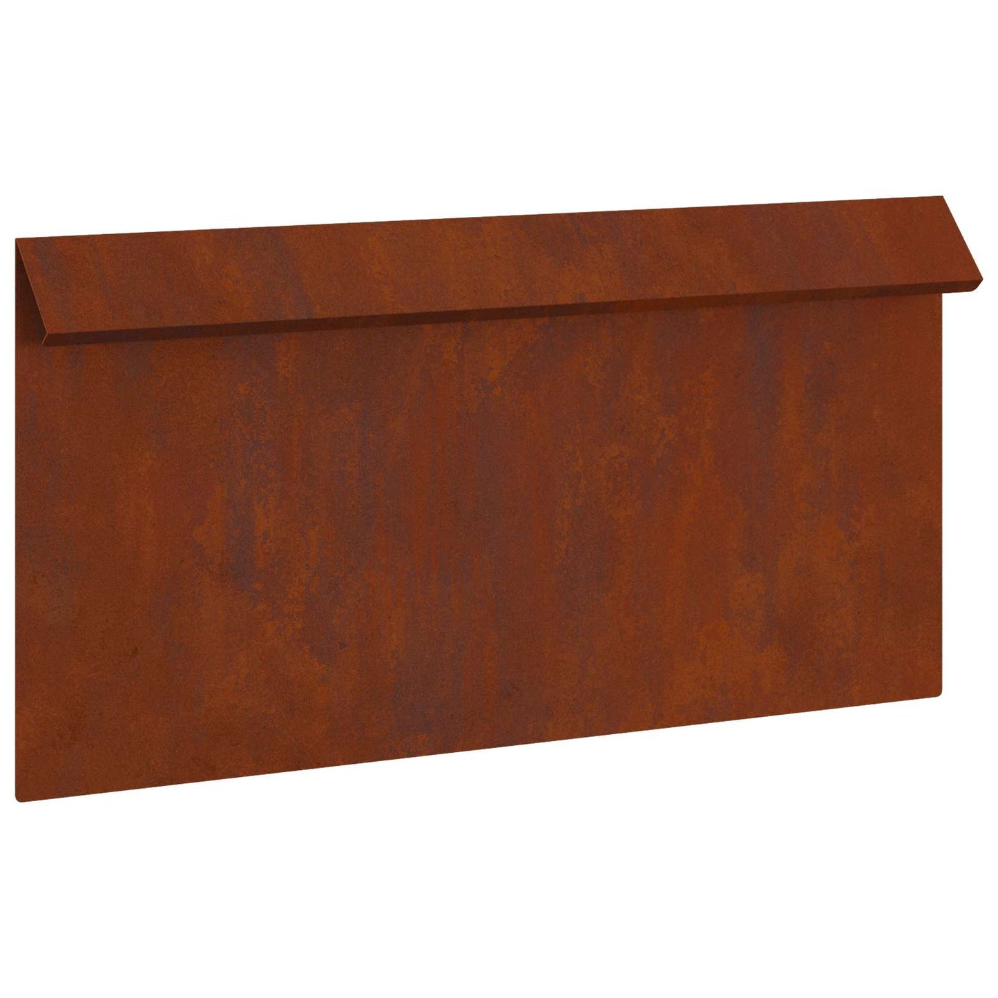 Recinto per lumache 4 pcs Ruggine 50 x 3,5 x 25 cm | homemem39
