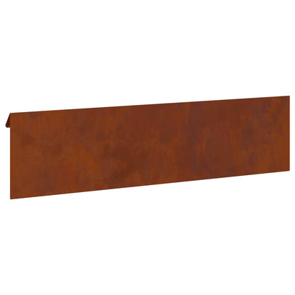 Recinto per lumache Ruggine 100 x 3,5 x 25 cm | homemem39
