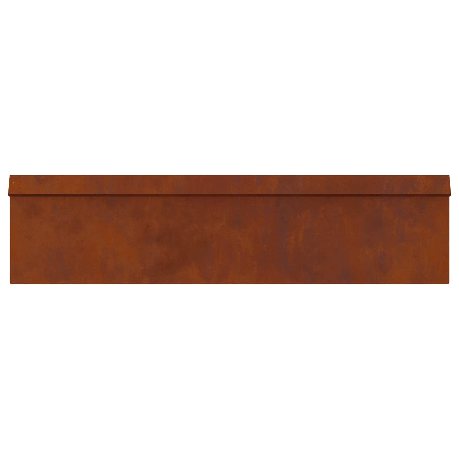 Recinto per lumache Ruggine 100 x 3,5 x 25 cm | homemem39