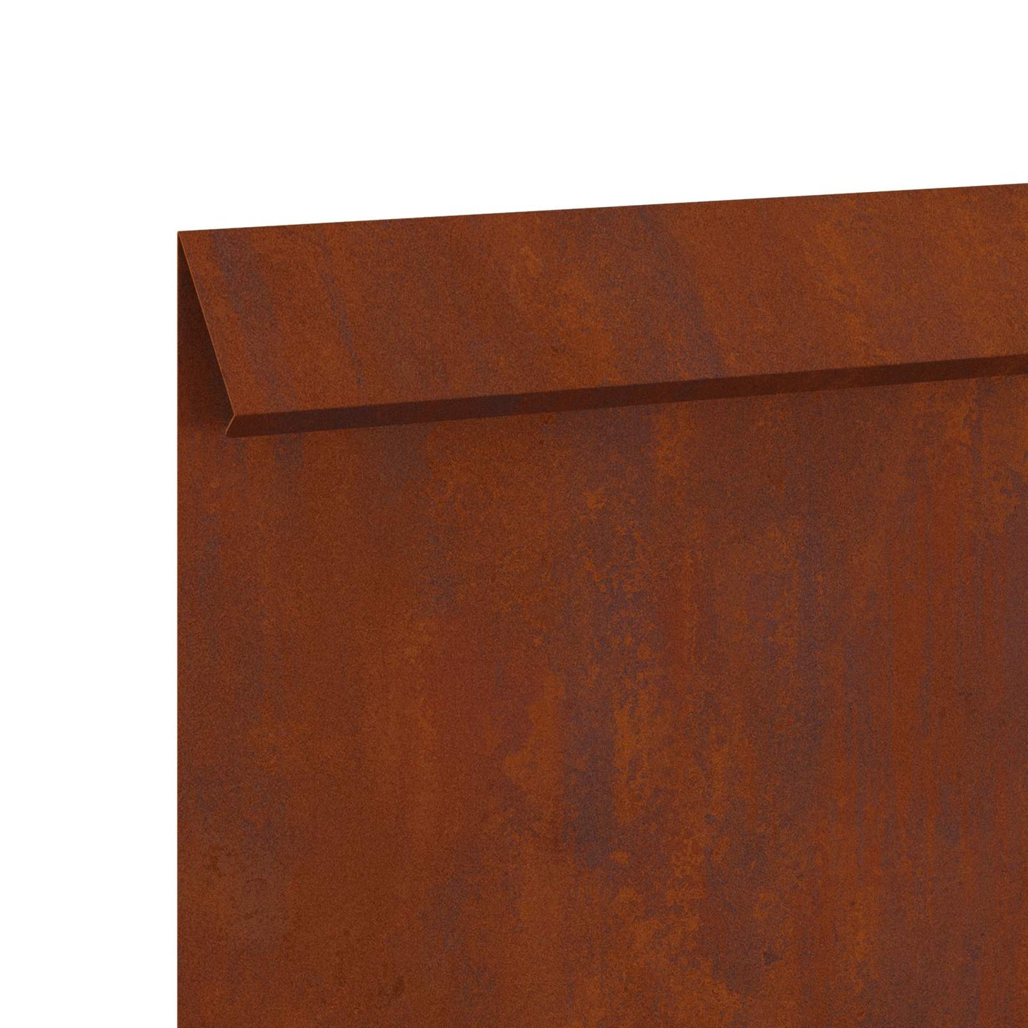 Recinto per lumache 4 pcs Ruggine 100 x 3,5 x 25 cm | homemem39