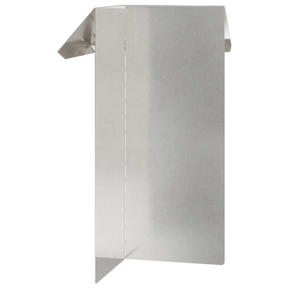 Recinto per lumache 4 pcs Argento 13,5 x 13,5 x 25 cm