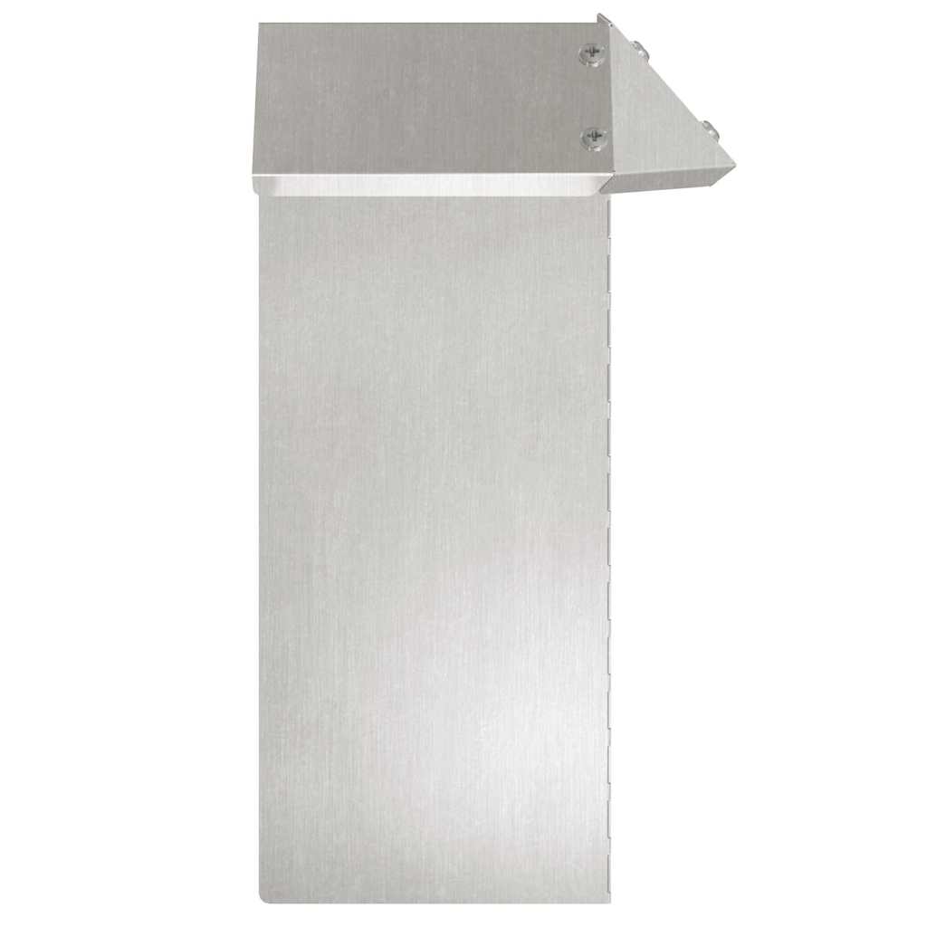 Recinto per lumache 4 pcs Argento 13,5 x 13,5 x 25 cm