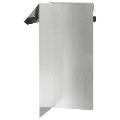 Recinto per lumache 4 pcs Argento 13,5 x 13,5 x 25 cm