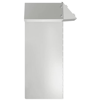 Recinto per lumache 4 pcs Argento 13,5 x 13,5 x 25 cm