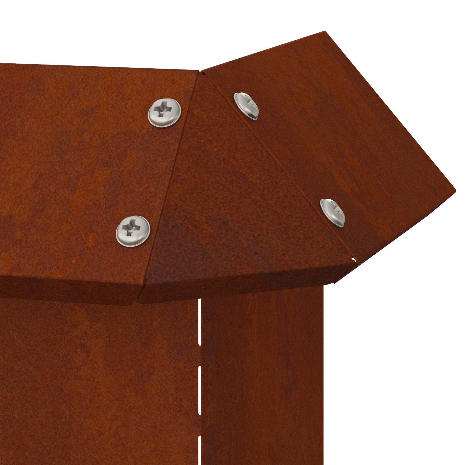 Recinto per lumache Ruggine 13,5 x 13,5 x 25 cm | homemem39