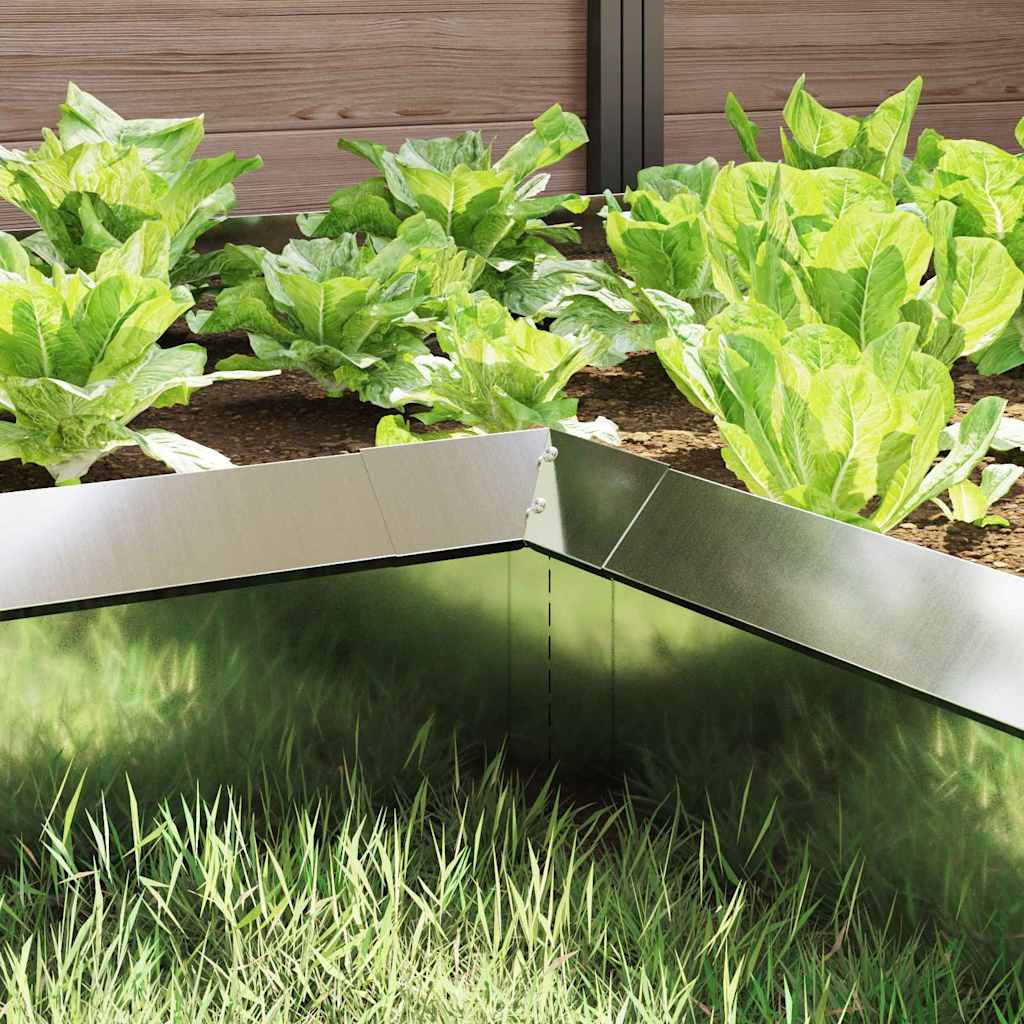 Recinto per lumache 4 pcs Argento 10 x 10 x 25 cm