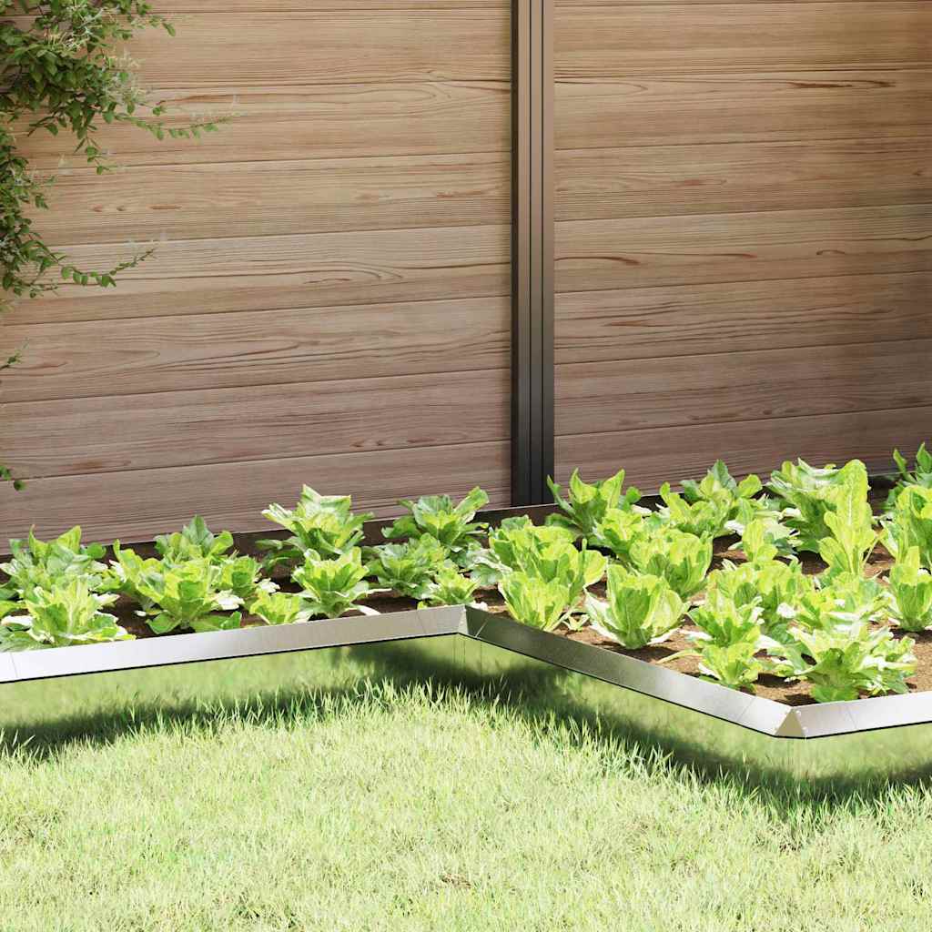 Recinto per lumache 4 pcs Argento 10 x 10 x 25 cm