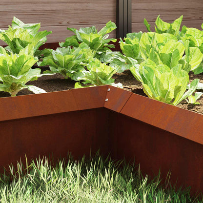 Recinto per lumache 4 pcs Ruggine 10 x 10 x 25 cm