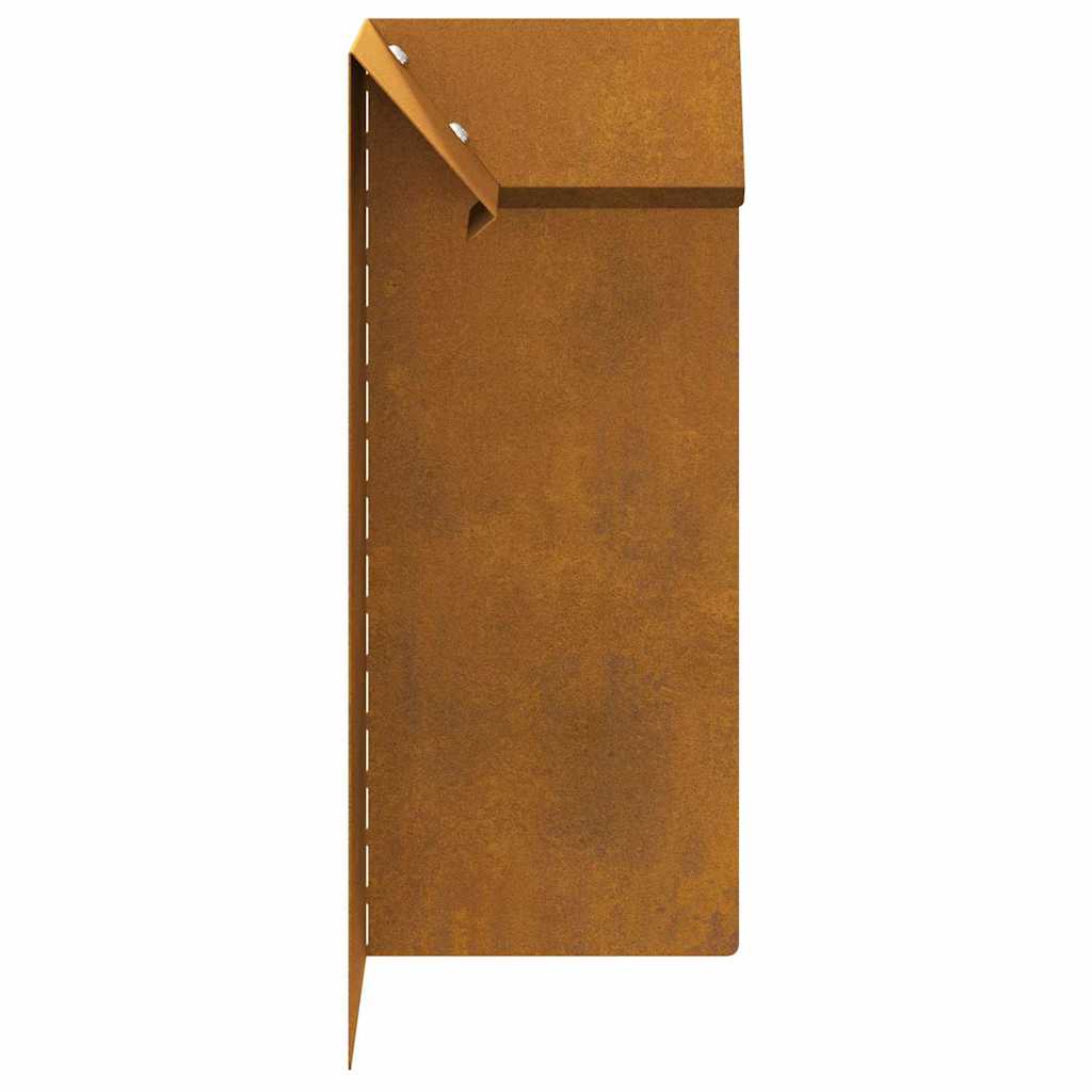 Recinto per lumache 4 pcs Ruggine 10 x 10 x 25 cm